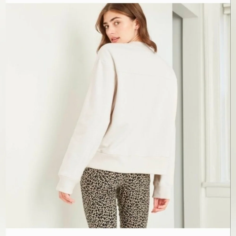 A New Day Women's Crewneck Pullover Sweater Super Soft cream